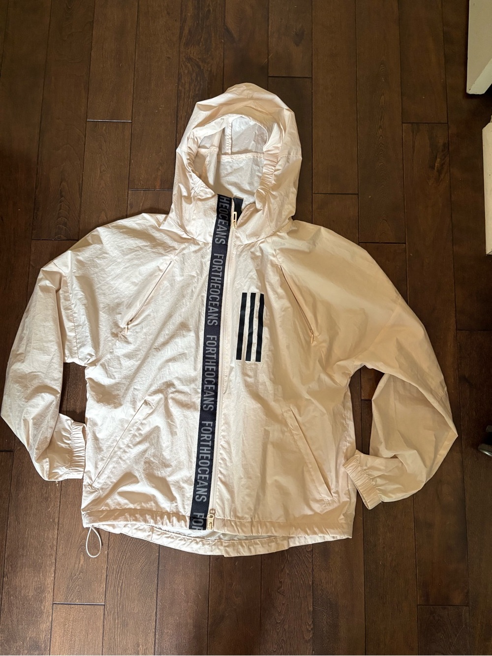 **🌊 Adidas "For The Oceans" Windbreaker Jacket – Size Small 🌊**